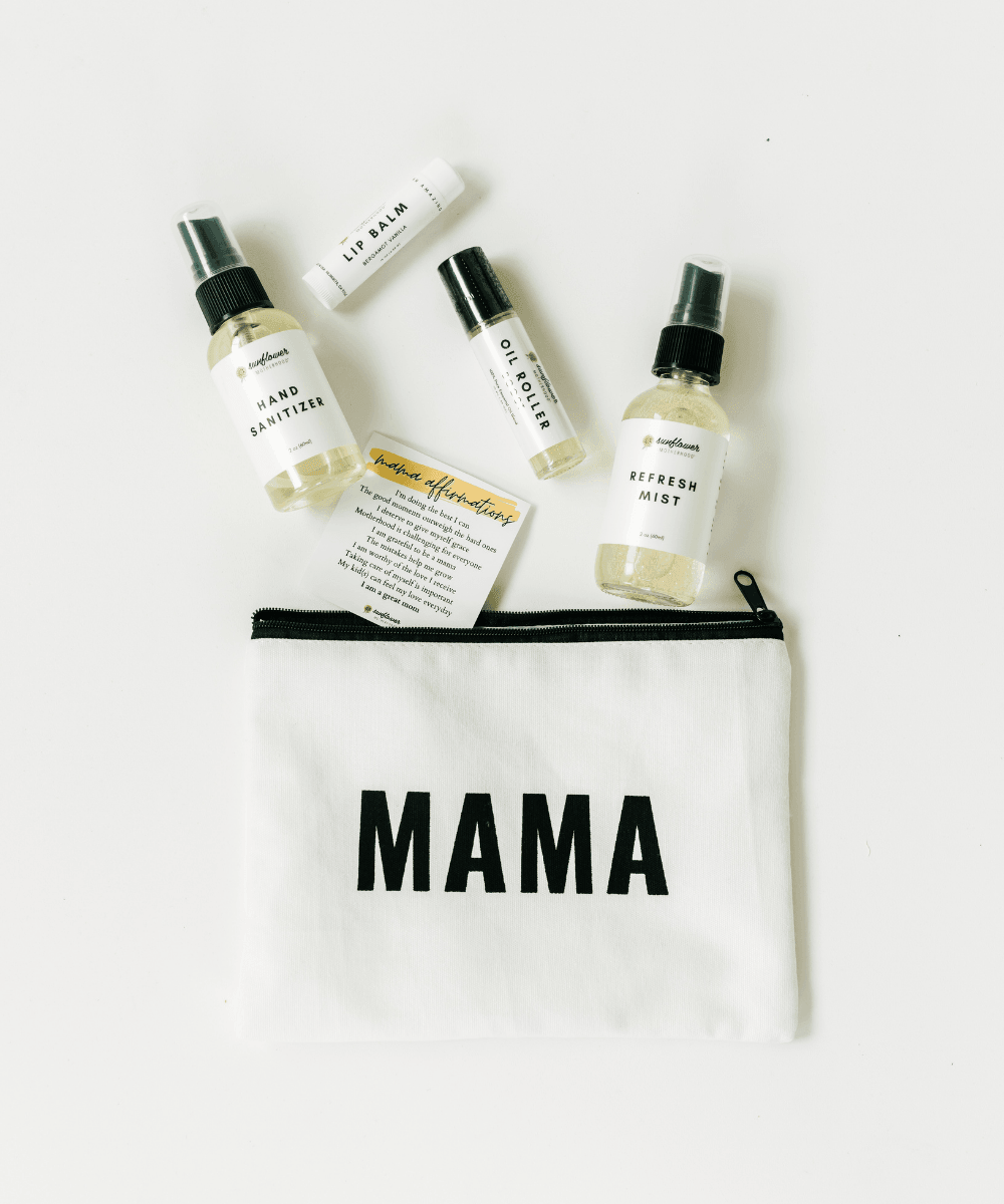 Self Care Mama Pouch Bundle Milk & Baby