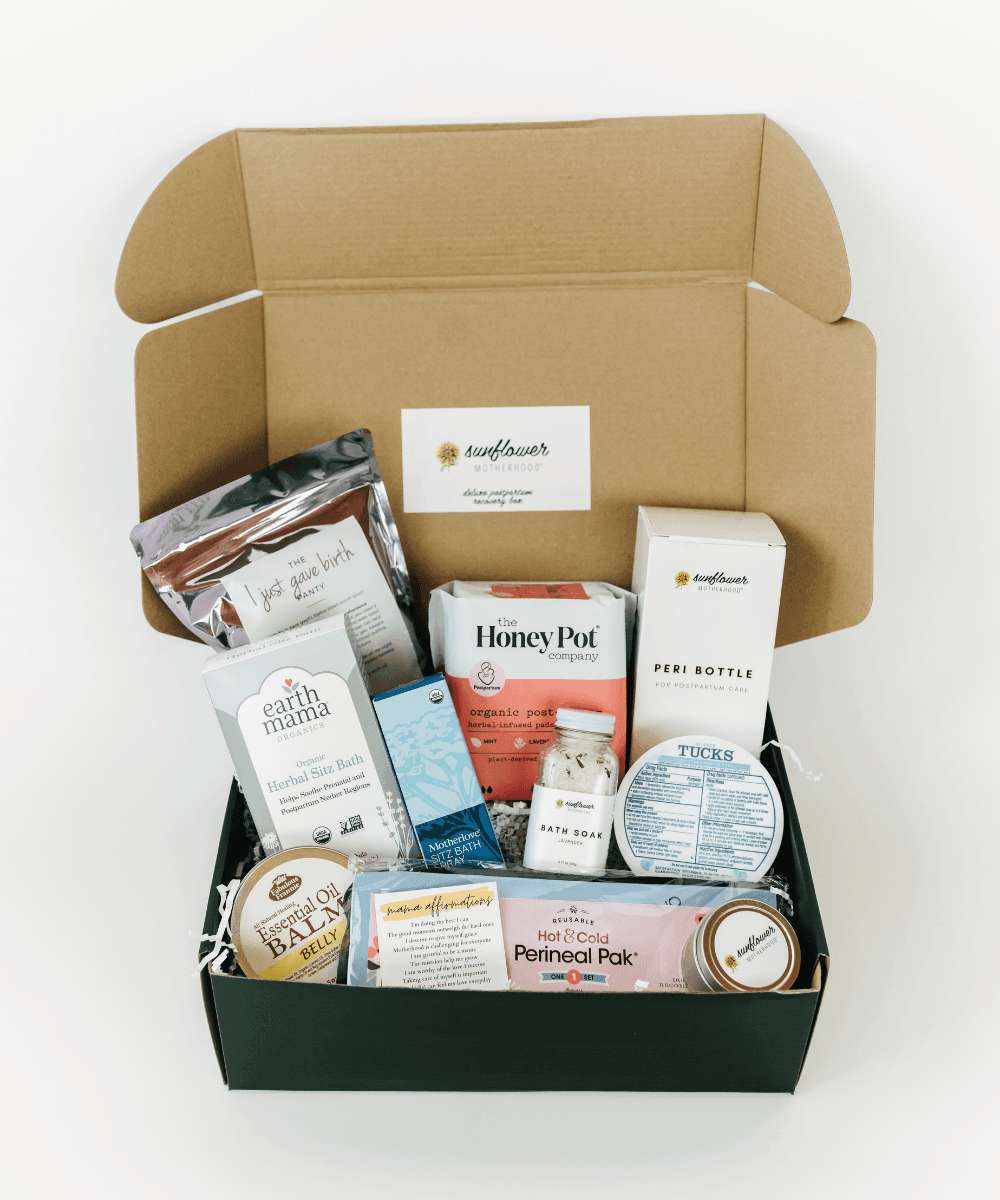 Deluxe Postpartum Recovery Box Milk & Baby