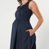 INTO THE BLUE Maternity & Nursing Dress (Regular & Petite)