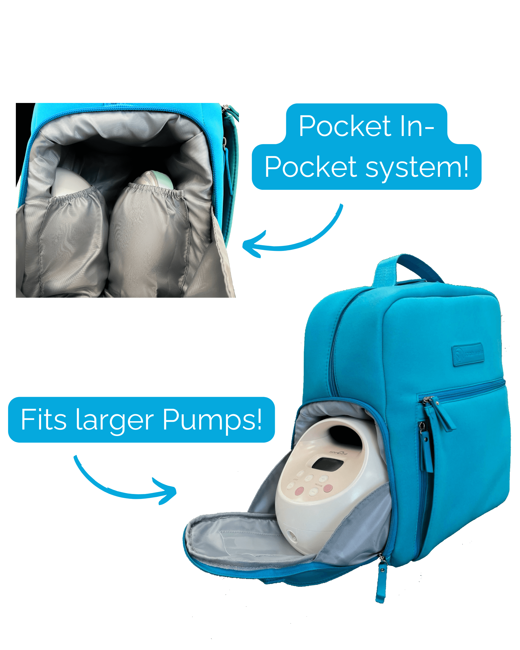 Fiona Breast Pump Backpack | Milk & Baby