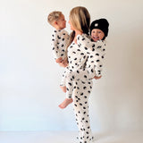 Women's Bamboo Pajamas | Black & White Yin Yang