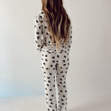 Women's Bamboo Pajamas | Black & White Yin Yang