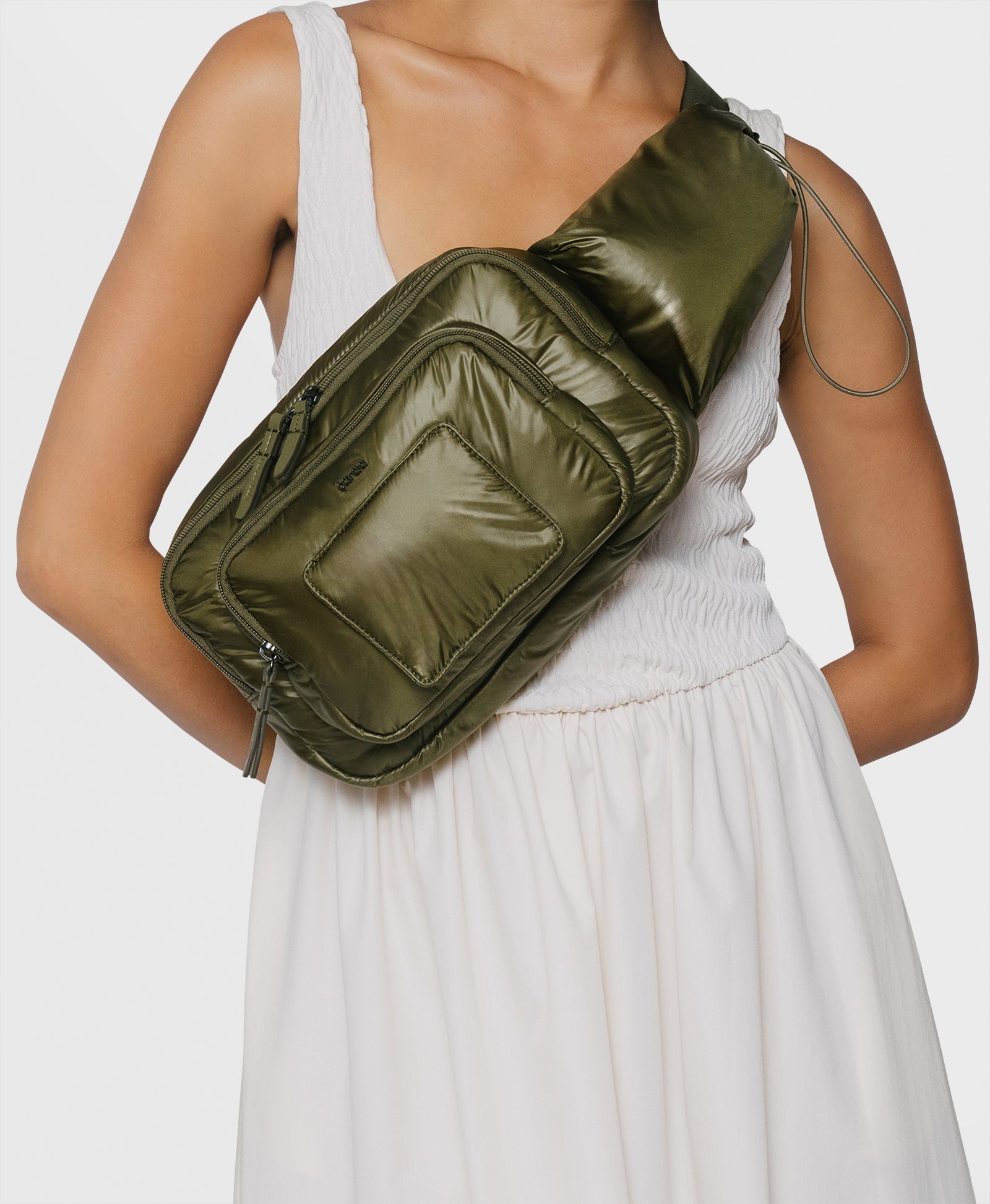 Baby Changing Sling Nylon | Olive | Milk & Baby