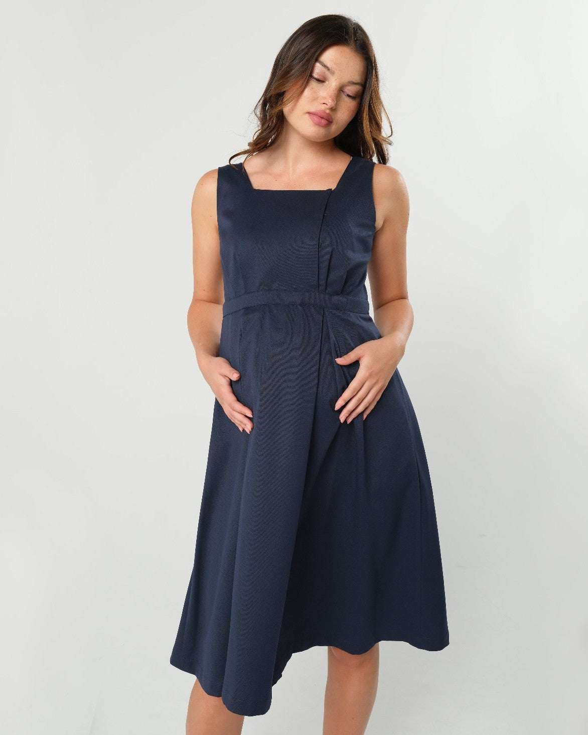 INTO THE BLUE Maternity & Nursing Dress (Regular & Petite)