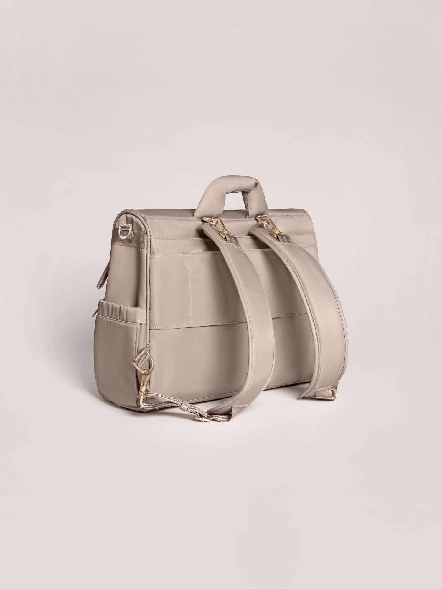 Satchel Diaper Bag | Taupe Milk & Baby