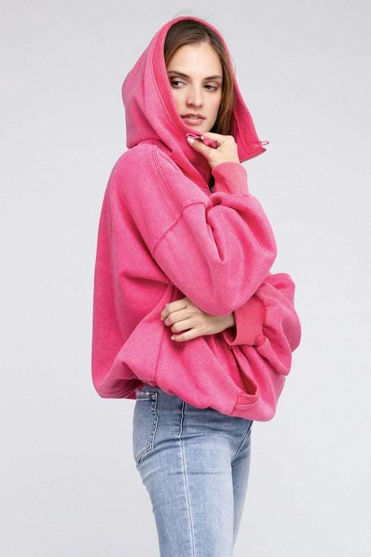 Stitch Detailed Hoodie | Nursing Friendly Milk & Baby