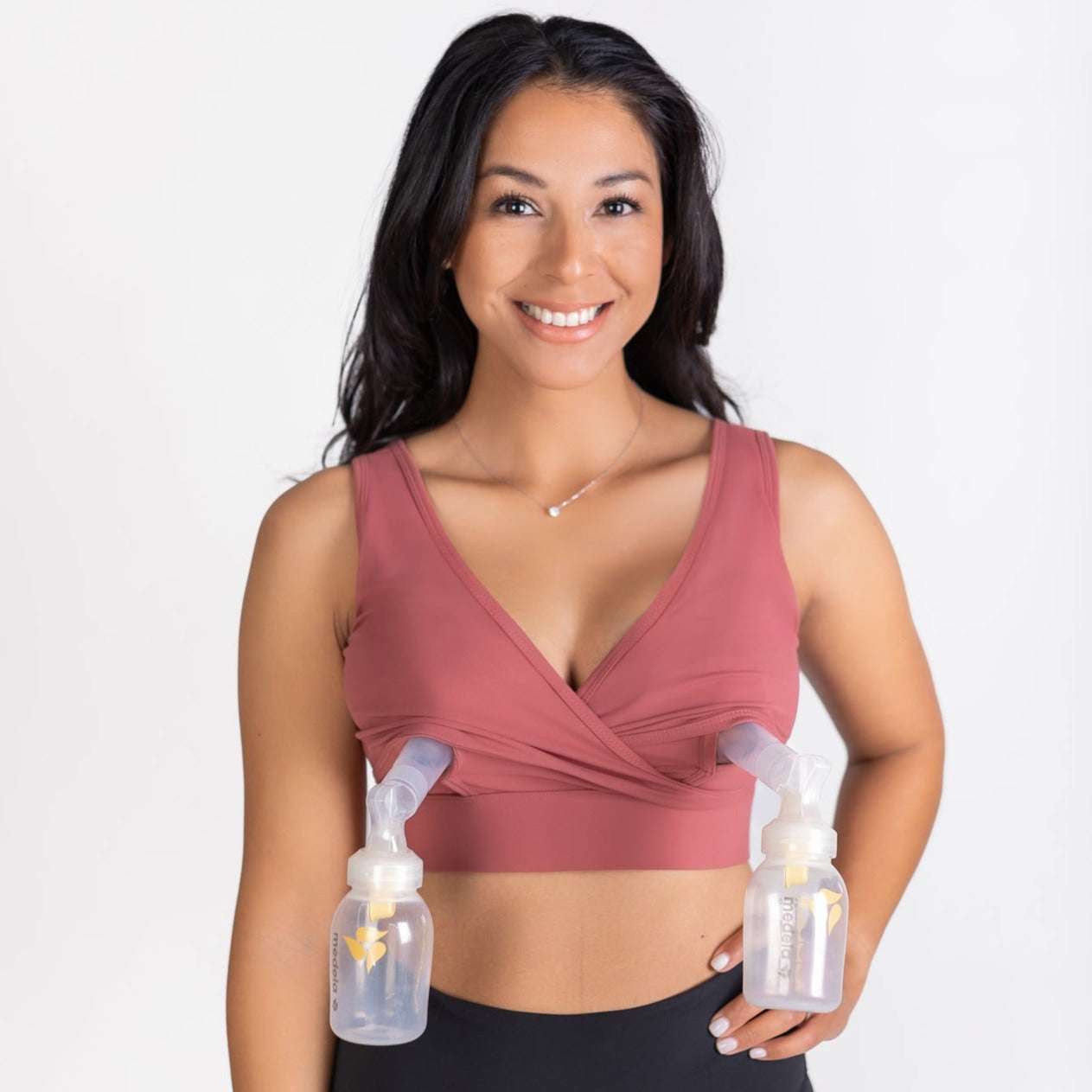 Everyday Luxe 3.0 Nursing & Hands-Free Pumping Bra Milk & Baby