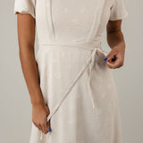 Alyssa Embossed MOM Dress