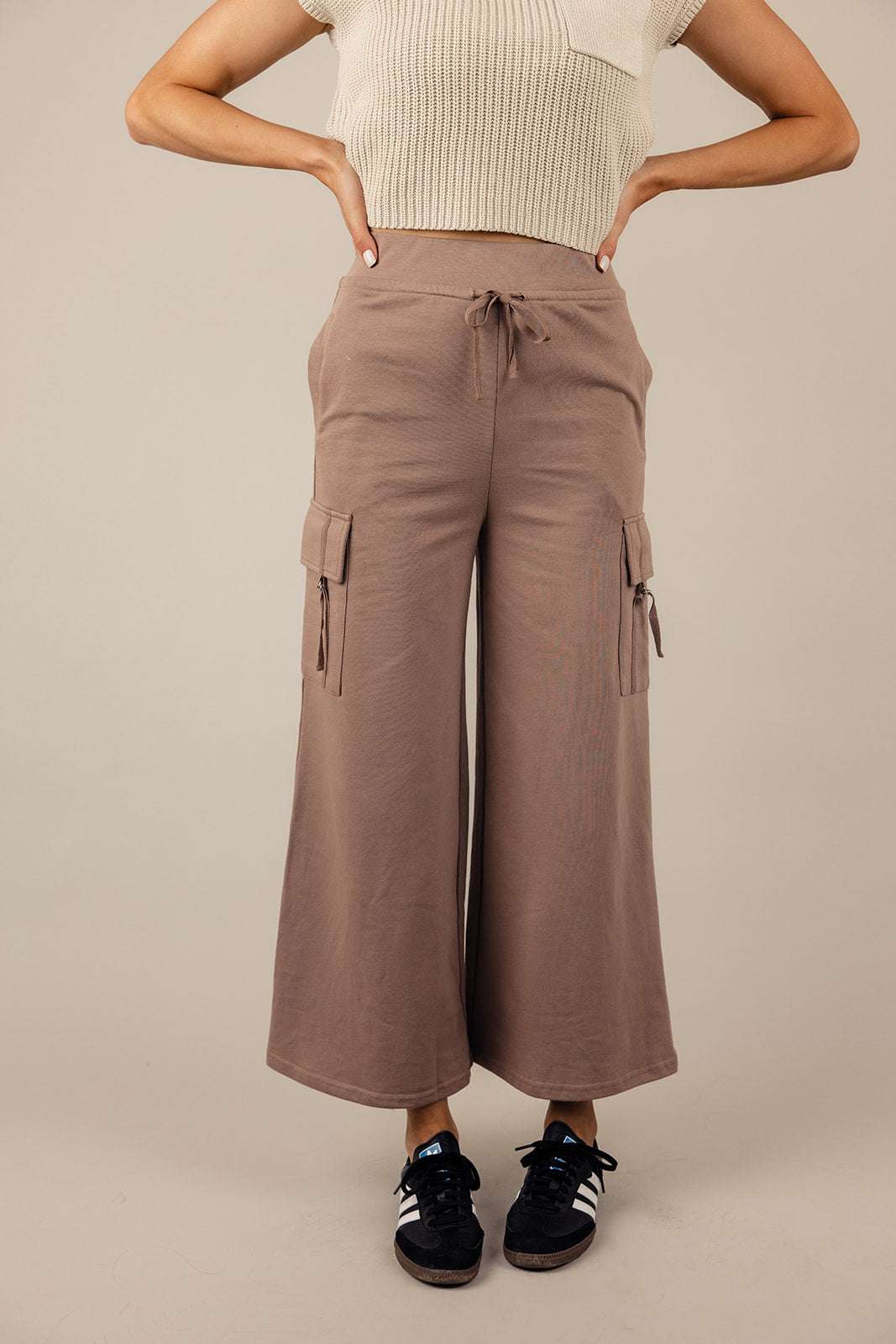 Anaya Wide Leg Pants Milk & Baby