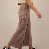 Anaya Wide Leg Pants Milk & Baby