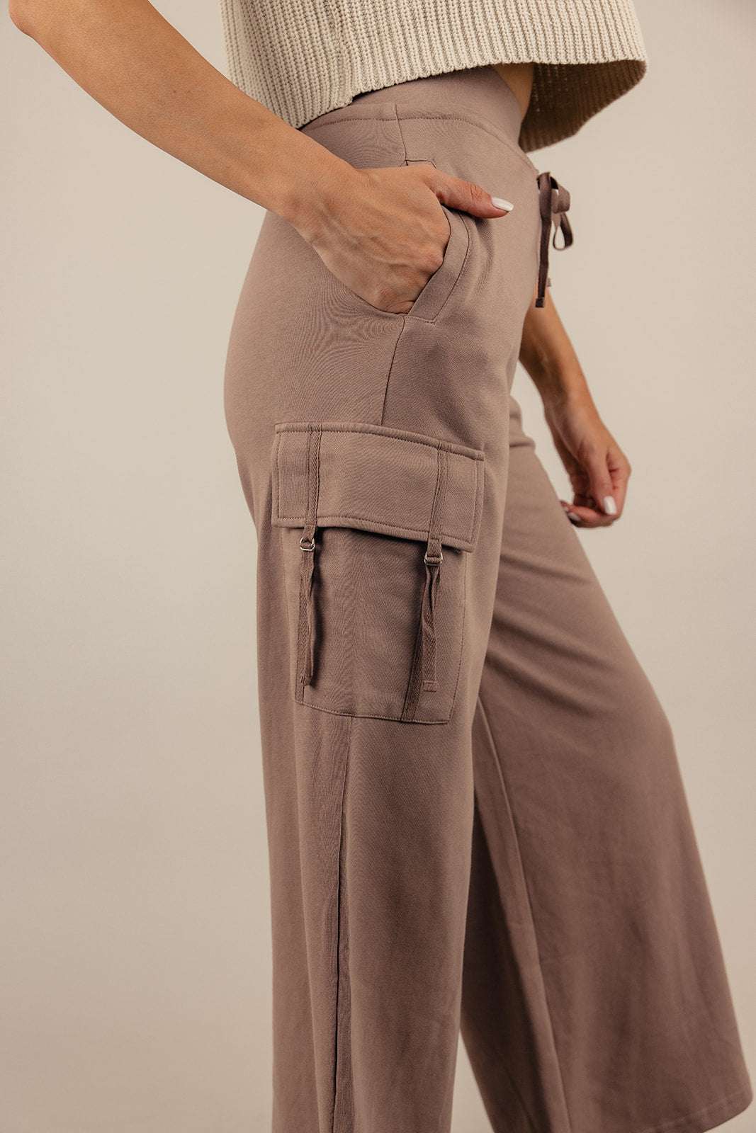 Anaya Wide Leg Pants Milk & Baby