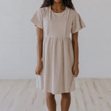 The Edward Flutter Sleeve MOM Dress