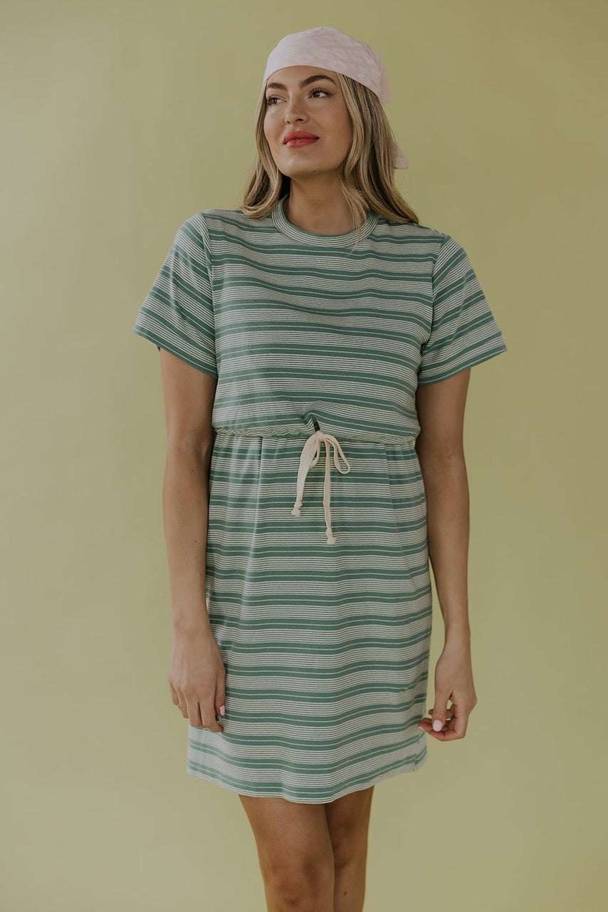 So Right Stripe MOM Nursing Dress | 2XL Milk & Baby