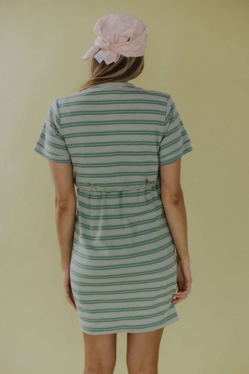 So Right Stripe MOM Nursing Dress | 2XL Milk & Baby