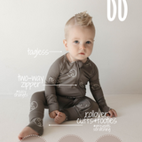 Sage Yin Yang | Bamboo Zip Pajamas