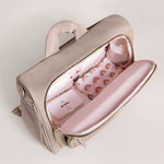 Satchel Diaper Bag | Taupe Milk & Baby