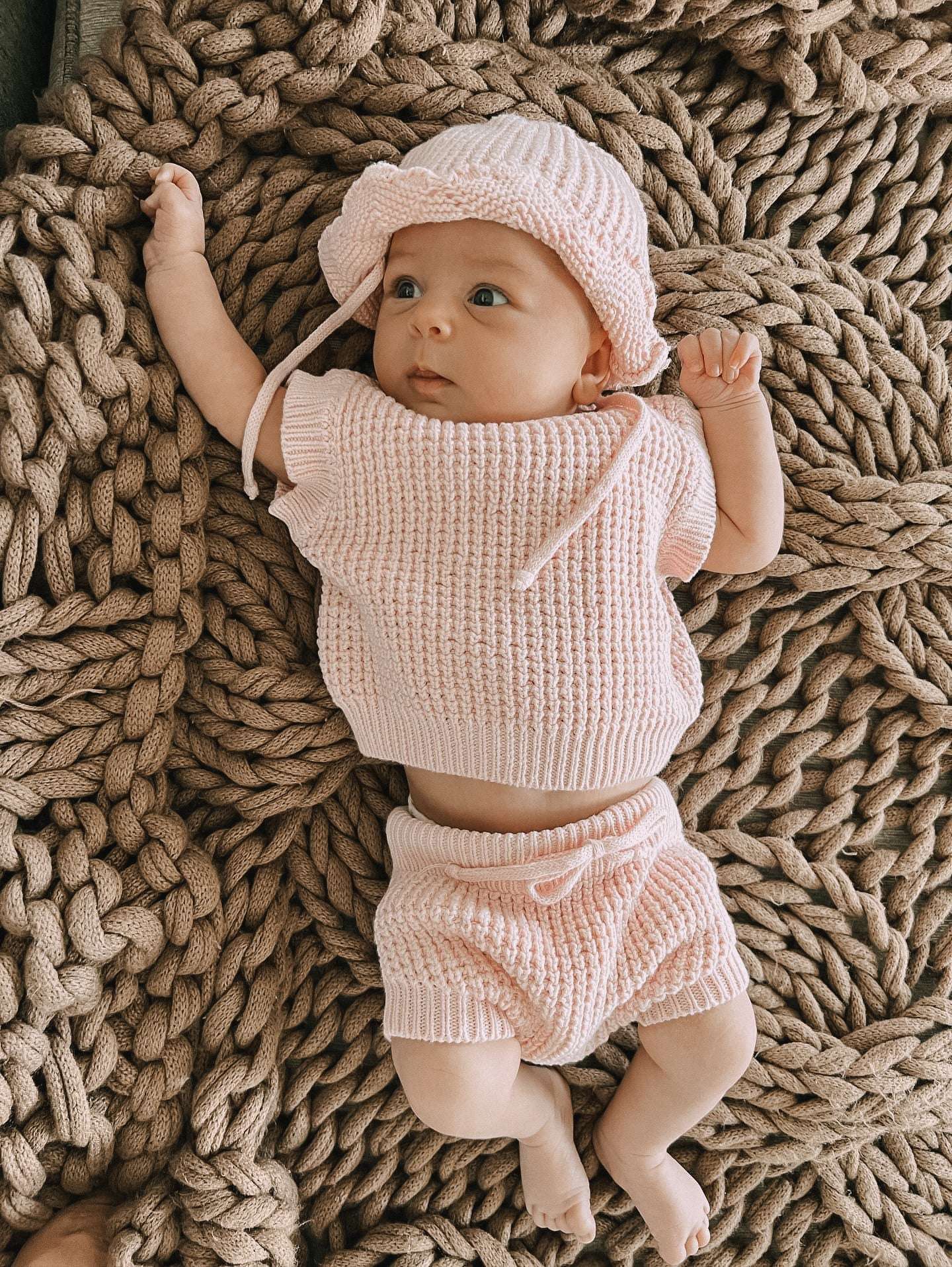 Luna + Luca Summer Tank Set | Pink Milk & Baby