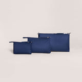 3-piece Pouch Set Navy Milk & Baby