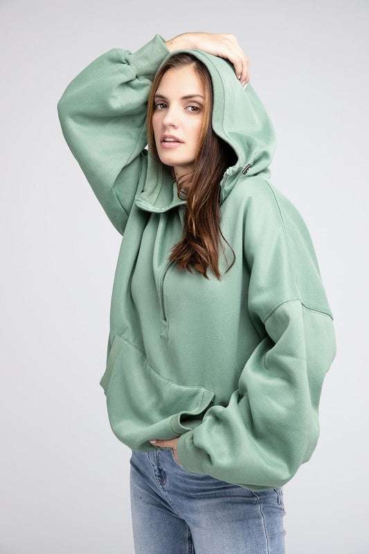 Stitch Detailed Hoodie | Nursing Friendly Milk & Baby