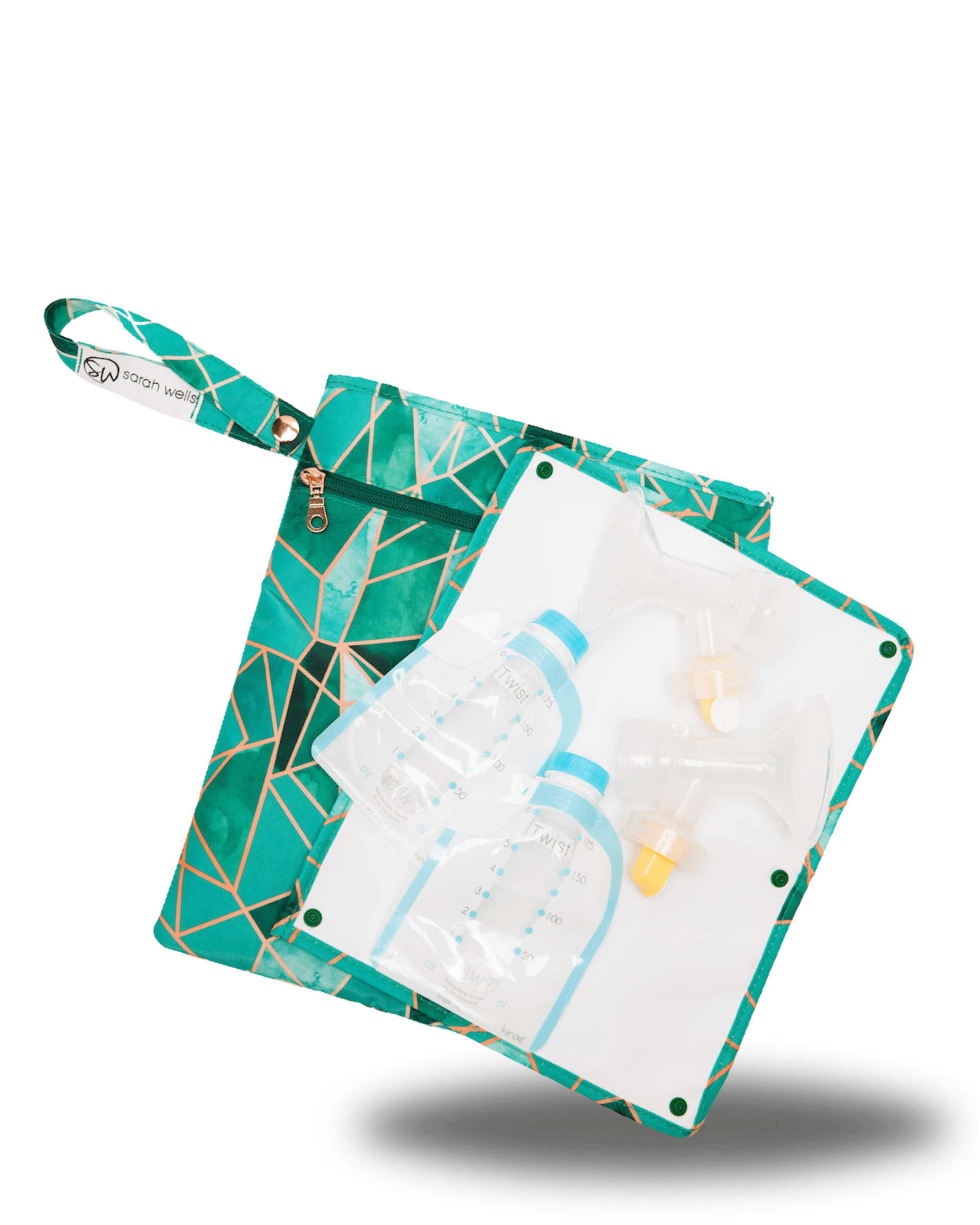 Pumparoo Wet/Dry Bag with Staging Mat® | Milk & Baby