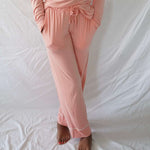 Peach | Adult Pajama Bottom Milk & Baby