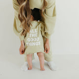 All The Good Things | Sweatshirt Romper