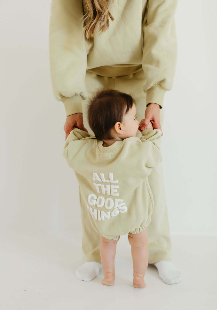 All The Good Things | Sweatshirt Romper