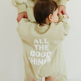 All The Good Things | Sweatshirt Romper