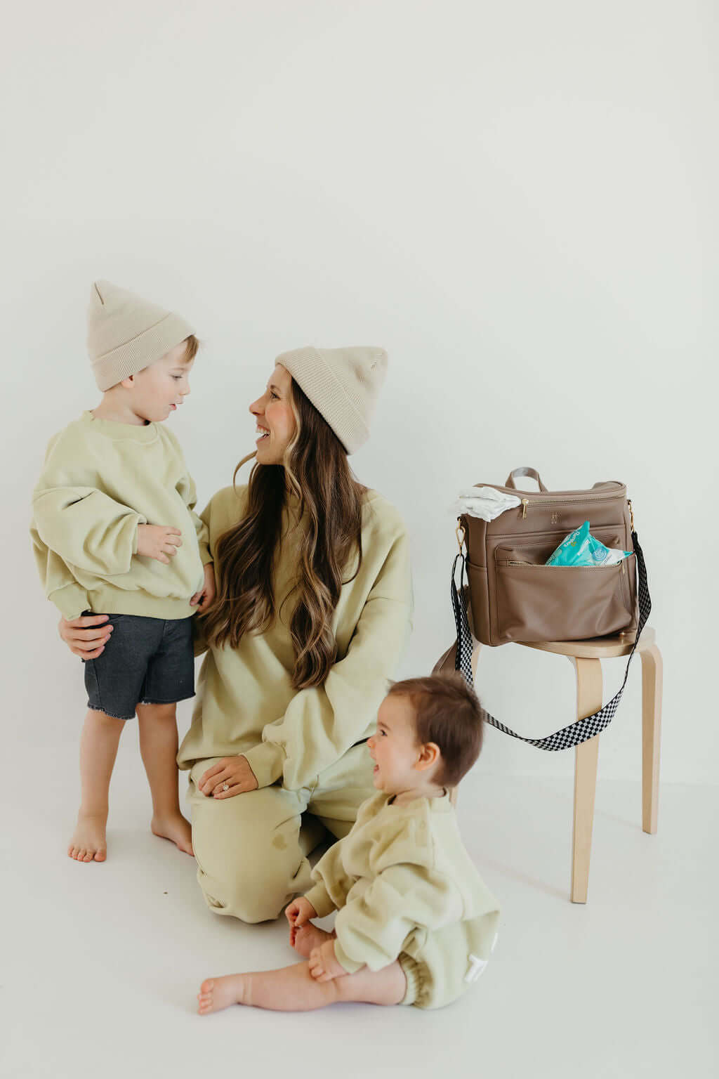 ff Diaper Bag | Taupe | Milk & Baby