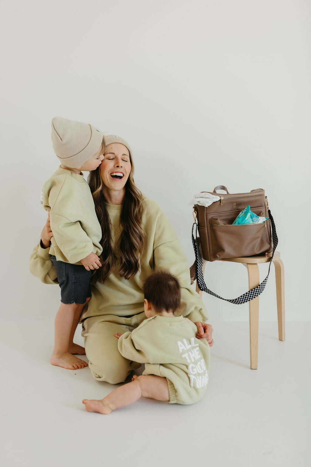 ff Diaper Bag | Taupe | Milk & Baby