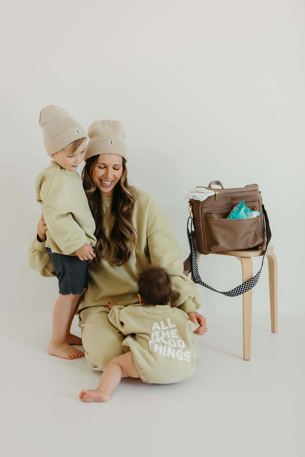 ff Diaper Bag | Taupe | Milk & Baby