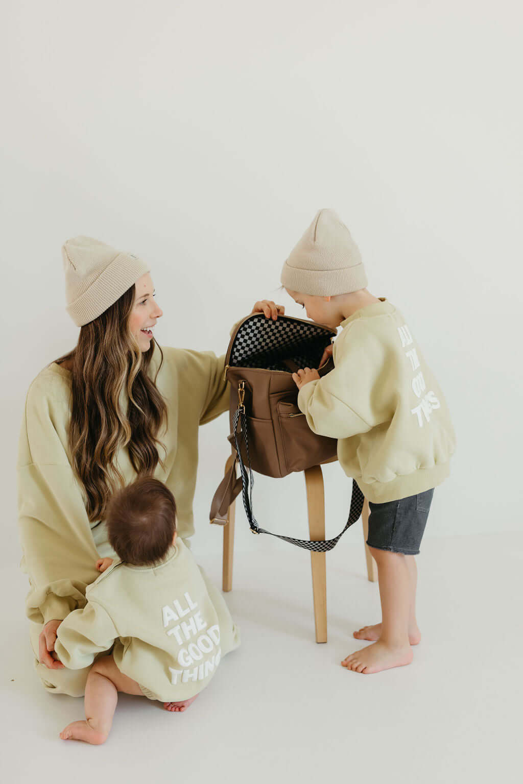 ff Diaper Bag | Taupe | Milk & Baby