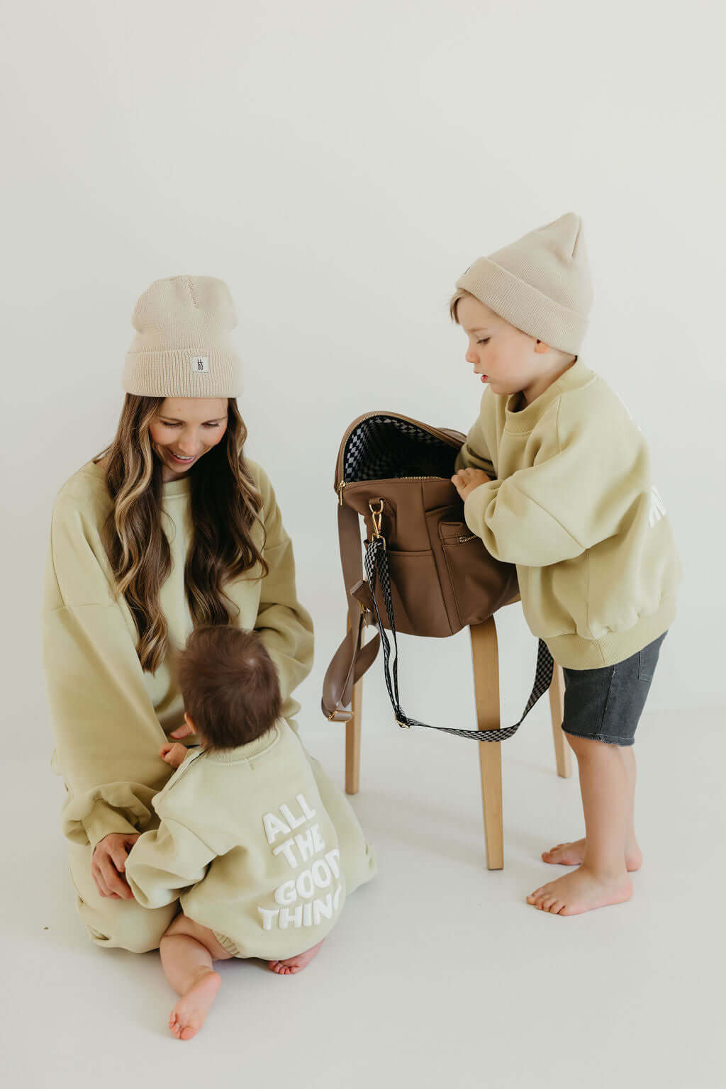 ff Diaper Bag | Taupe | Milk & Baby