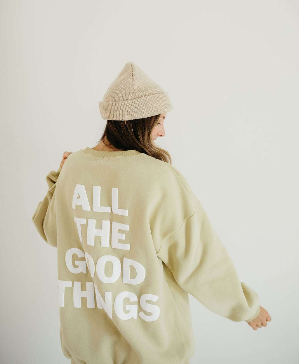 All the Good Things | Adult Sweat Set Milk & Baby