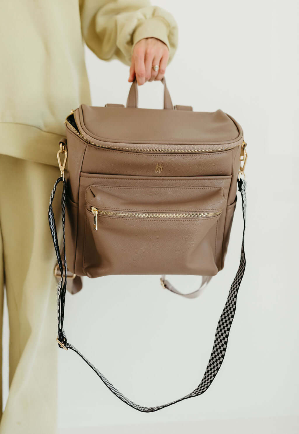 ff Diaper Bag | Taupe | Milk & Baby