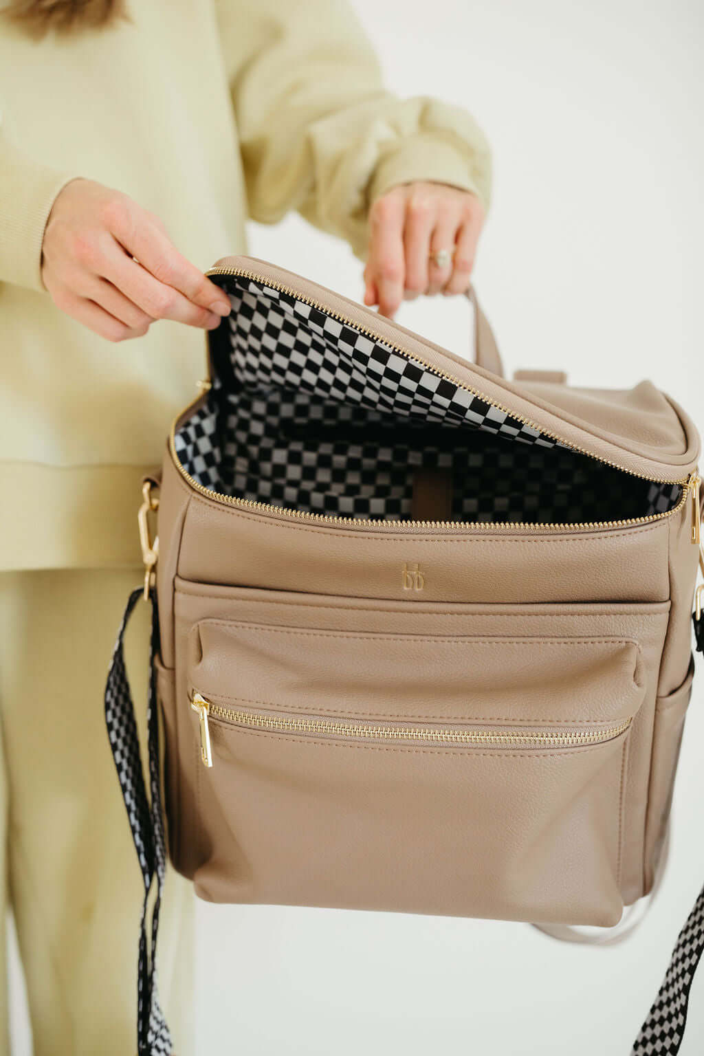 ff Diaper Bag | Taupe | Milk & Baby