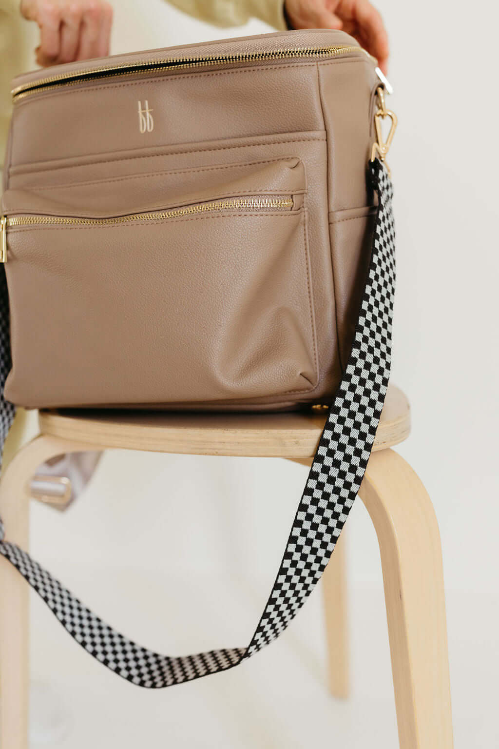 ff Diaper Bag | Taupe | Milk & Baby