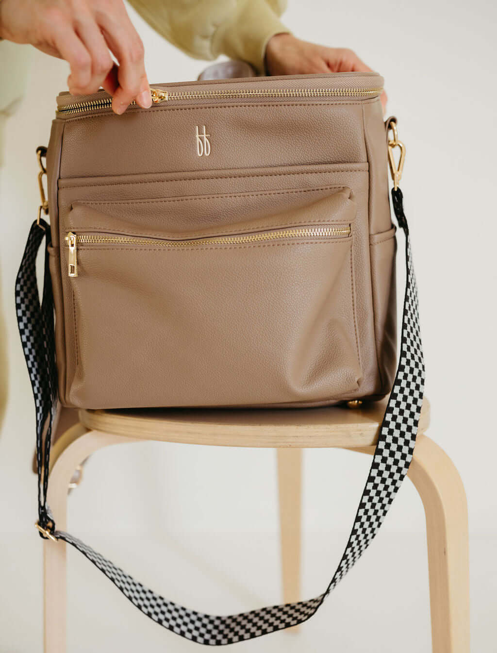 ff Diaper Bag | Taupe | Milk & Baby