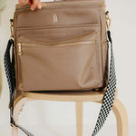 ff Diaper Bag | Taupe | Milk & Baby