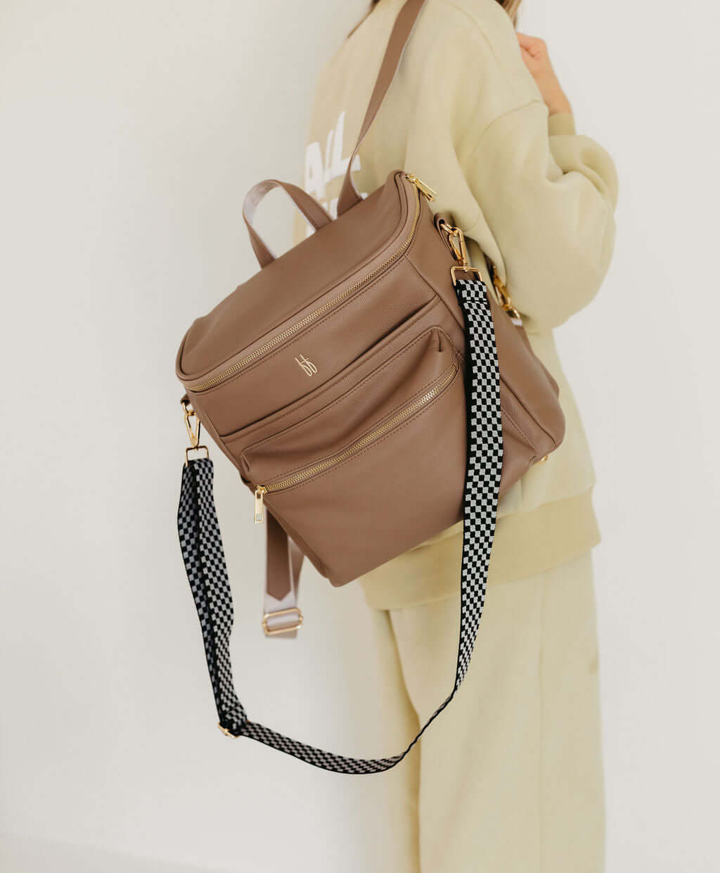 ff Diaper Bag | Taupe | Milk & Baby