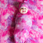 Candy Clouds Dream Swaddle & Beanie Milk & Baby