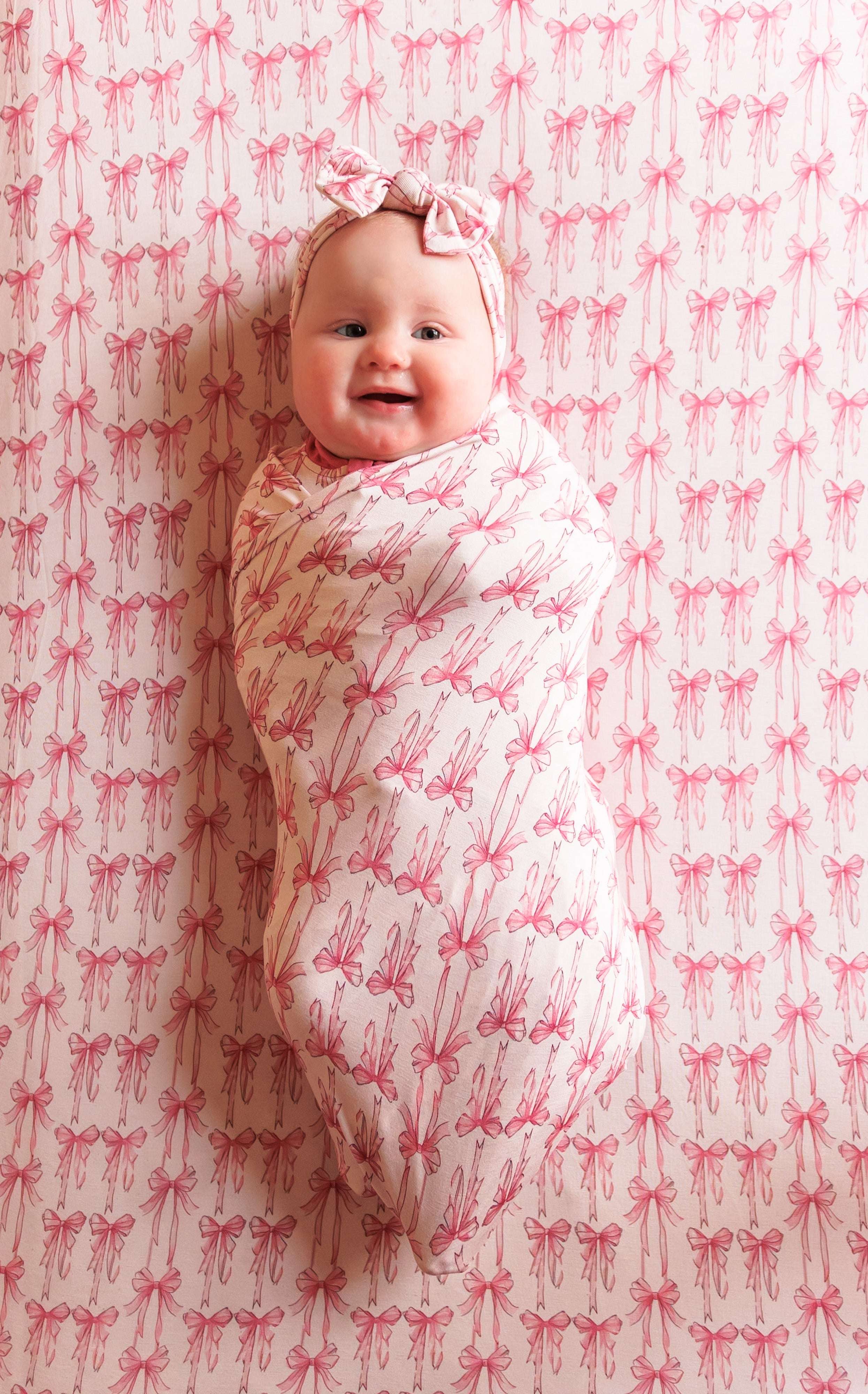 Bow Cute Dream Swaddle Set Milk & Baby