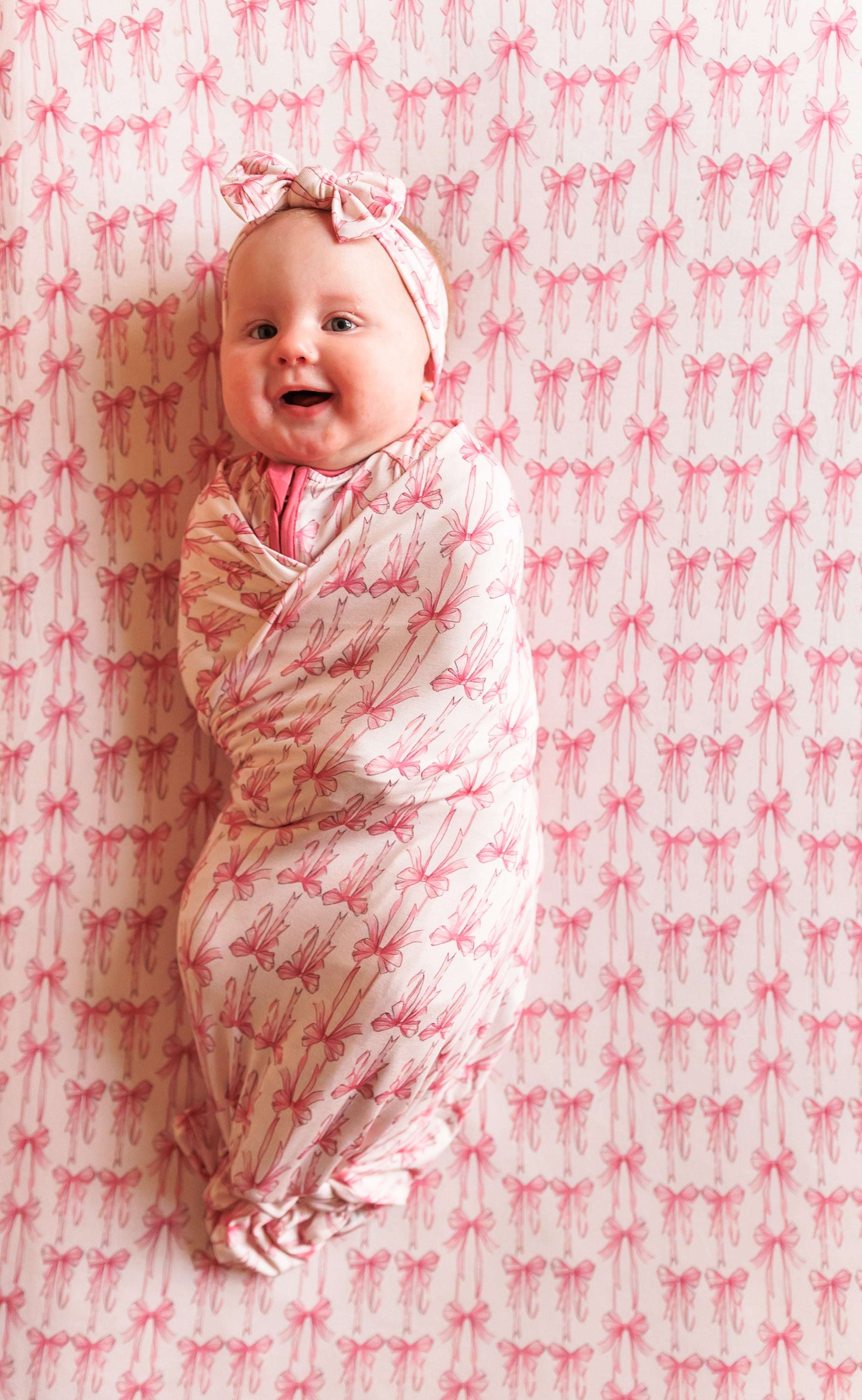 Bow Cute Dream Swaddle Set Milk & Baby