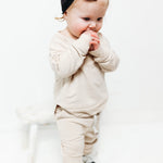 Oat Terry Jogger Milk & Baby