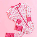 Bow Cute Dream Romper Milk & Baby