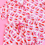 Cherry Sweet Checkers Dream Pajama Short Set Milk & Baby
