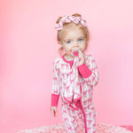 Bow Cute Dream Romper Milk & Baby