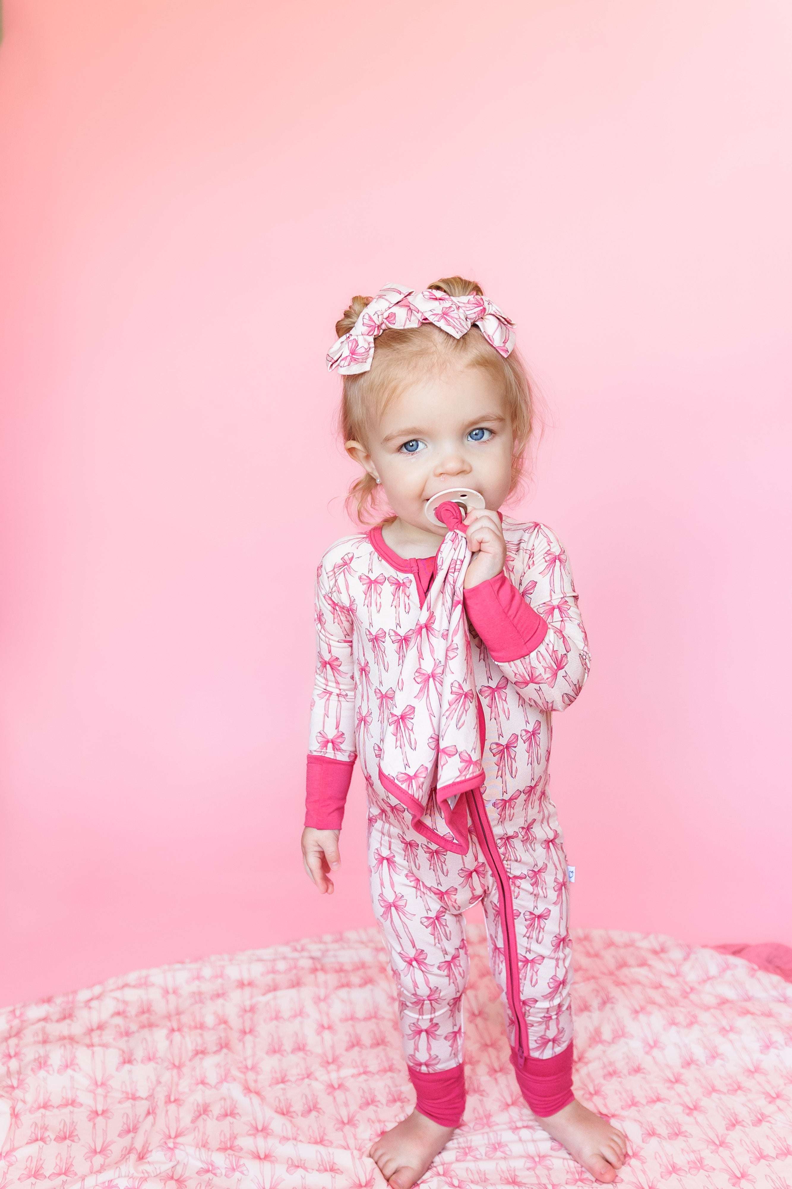 Bow Cute Dream Romper Milk & Baby