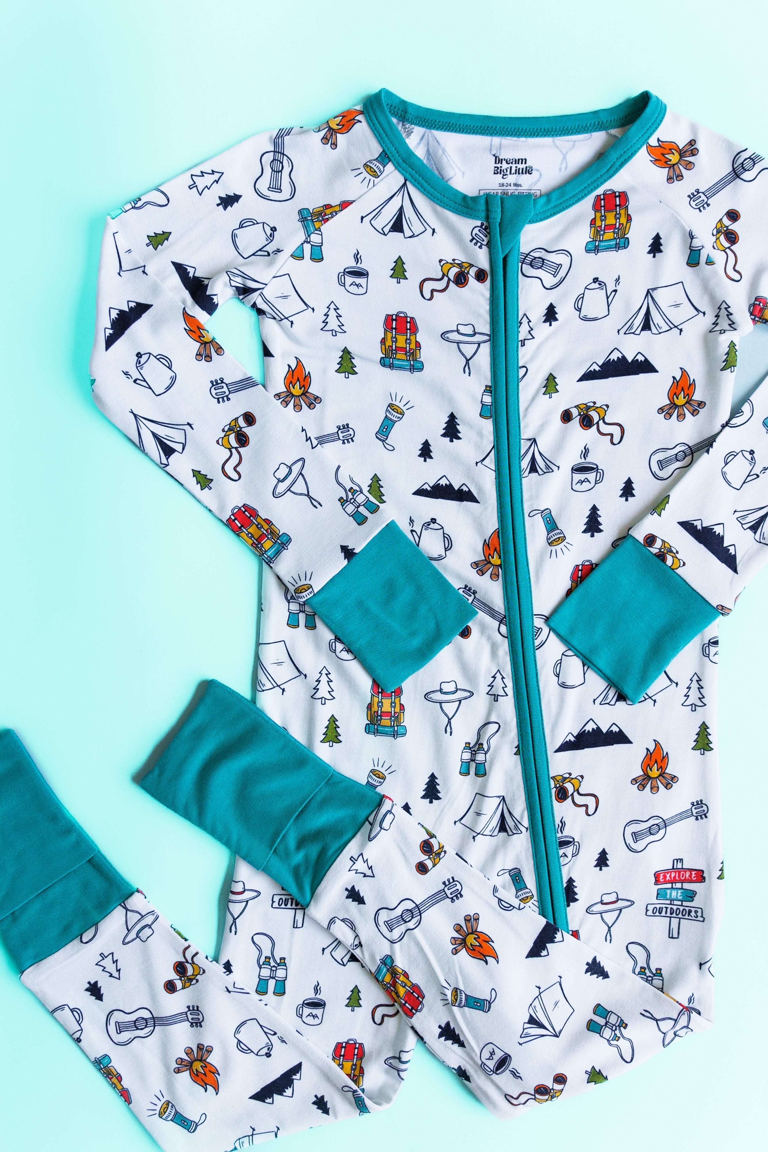 Explore the Outdoors Dream Romper Milk & Baby