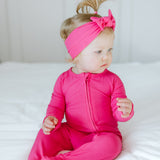 HOT PINK RIB DREAM ROMPER